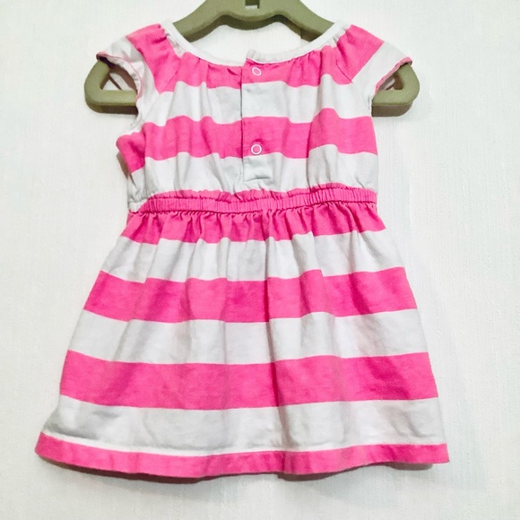 🌸10 for $10 Carter’s Pink/White Dress🌸 - Picture 2 of 4